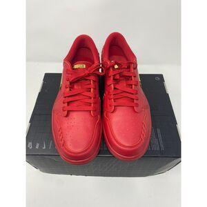 Jordan 1 Low Method of Make Gym Red Metallic Gold